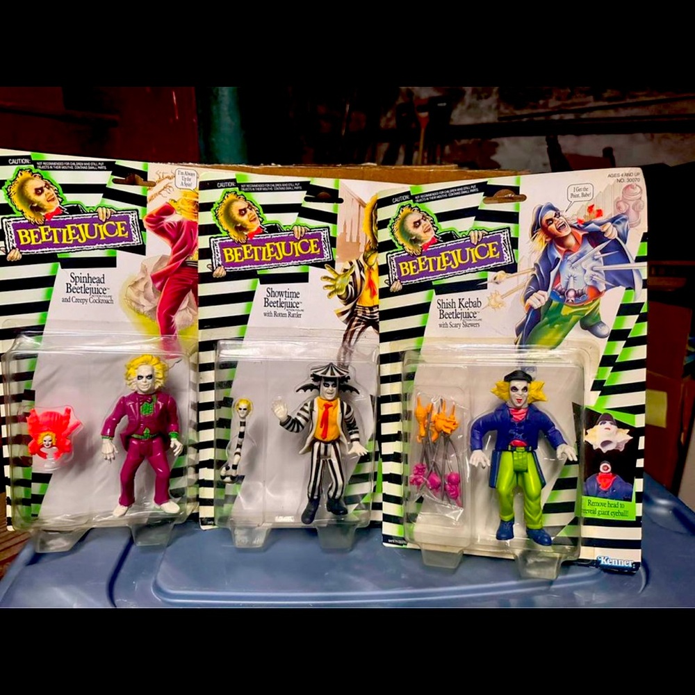 1989 Beetlejuice Figure Lot - Kenner
